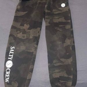 Boys salty crew sweatpants size small
